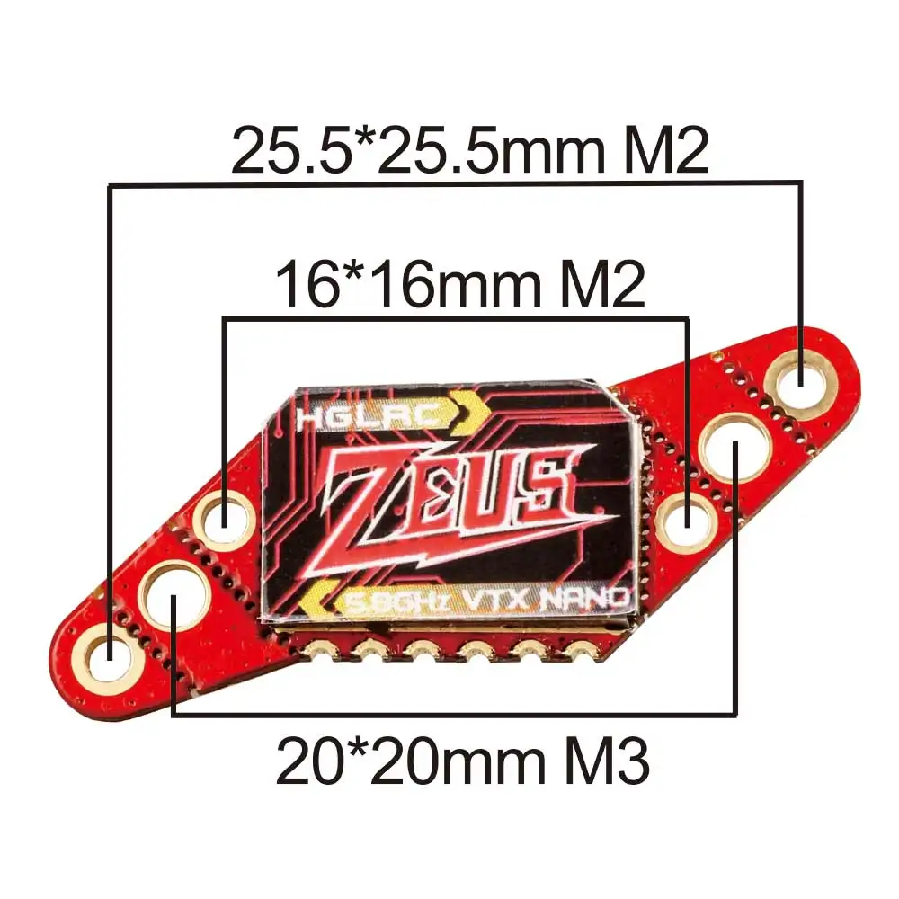 Hglrc Zeus Nano Vtx 5.8G 350Mw - đánh giá và giá Drone Power Distribution Board