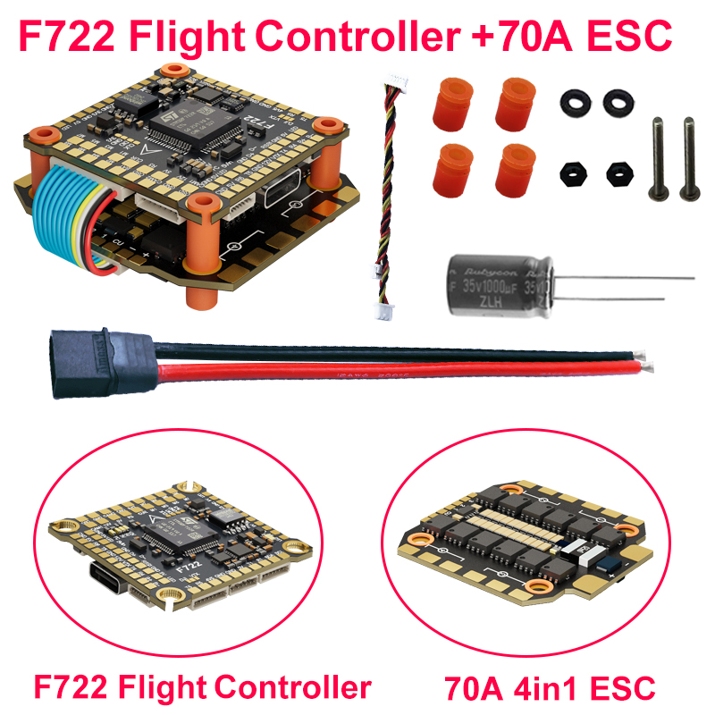 DAKEFPV F722 60A Stack ICM4268 - đánh giá và giá Drone Power Distribution Board